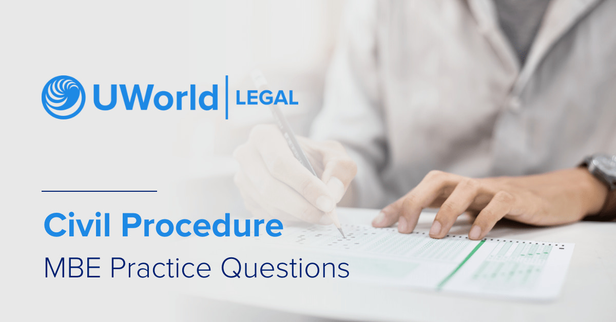 Civil procedure mbe practice questions