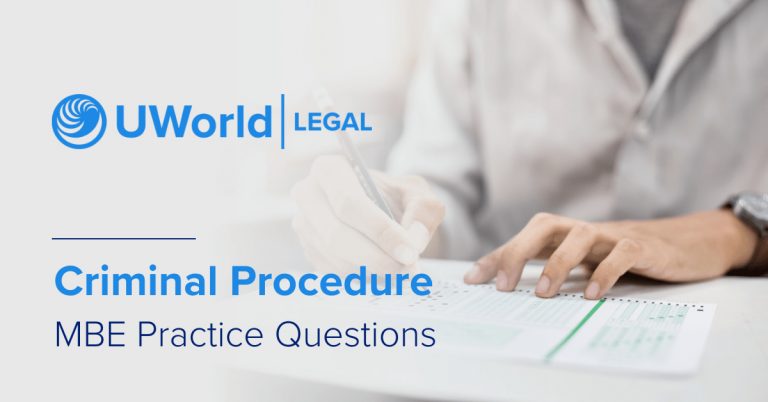 Criminal Procedure MBE Practice Questions