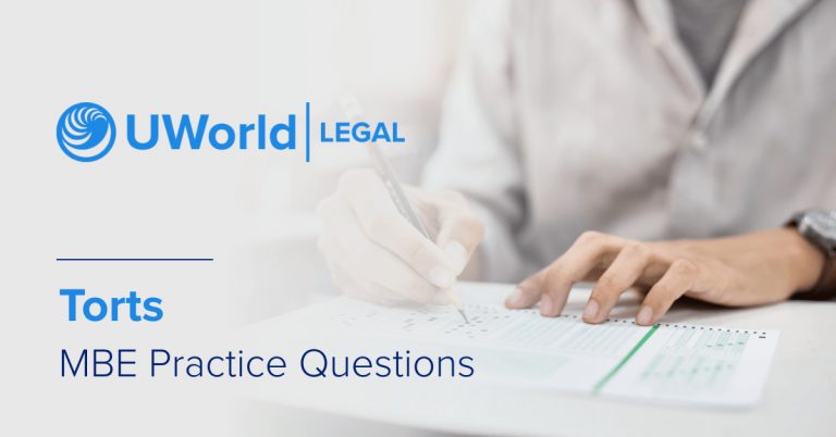 Torts MBE practice questions