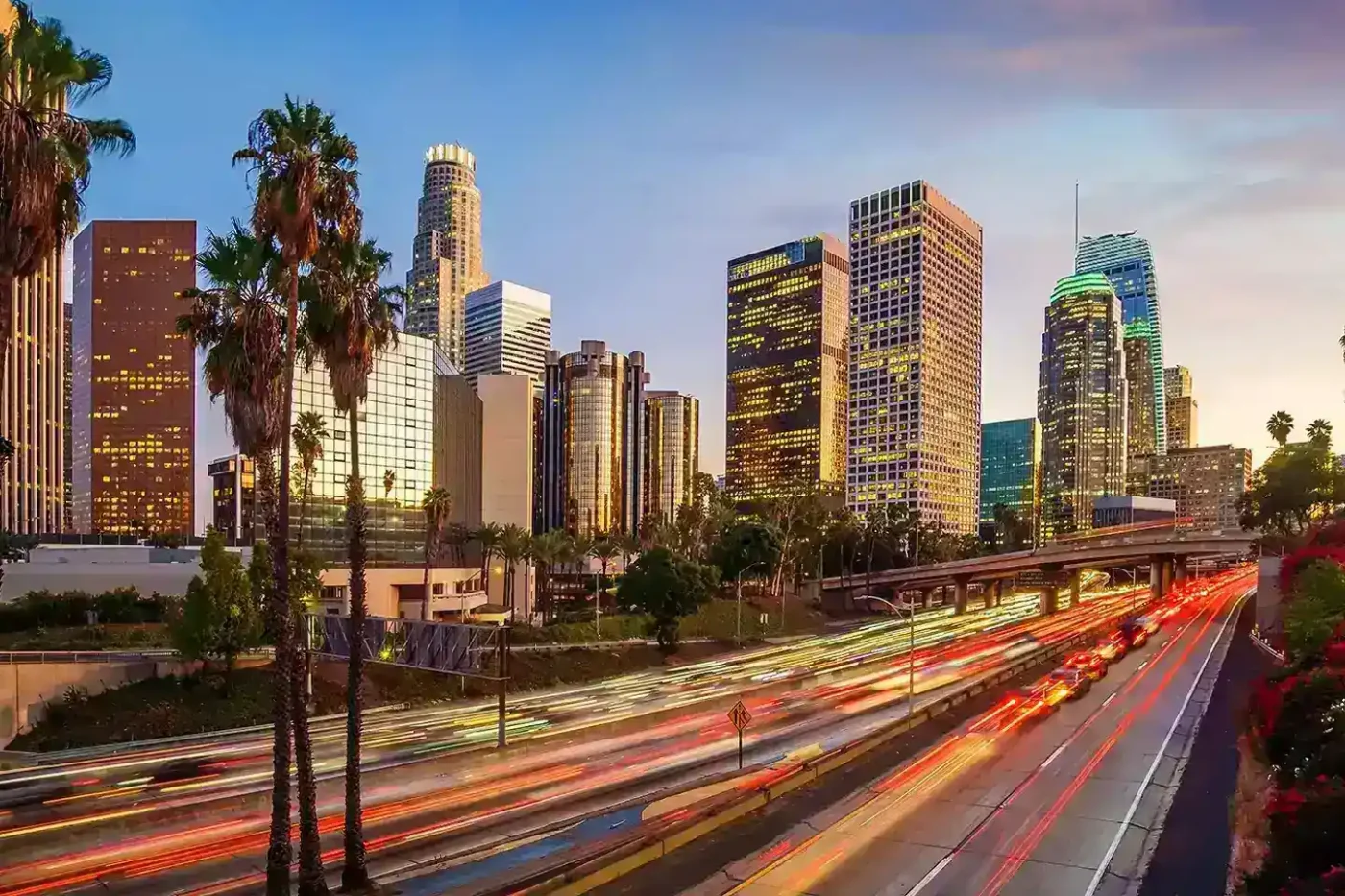 Los Angeles Skyline - Home to the California Bar Exam.