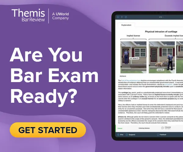 Are you ready to pass the bar exam? Click here to get started with Themis’s number one bar prep course.