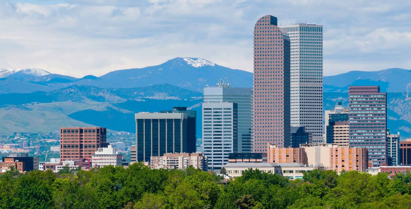 Denver Skyline - Home to Colorado Bar Exam.