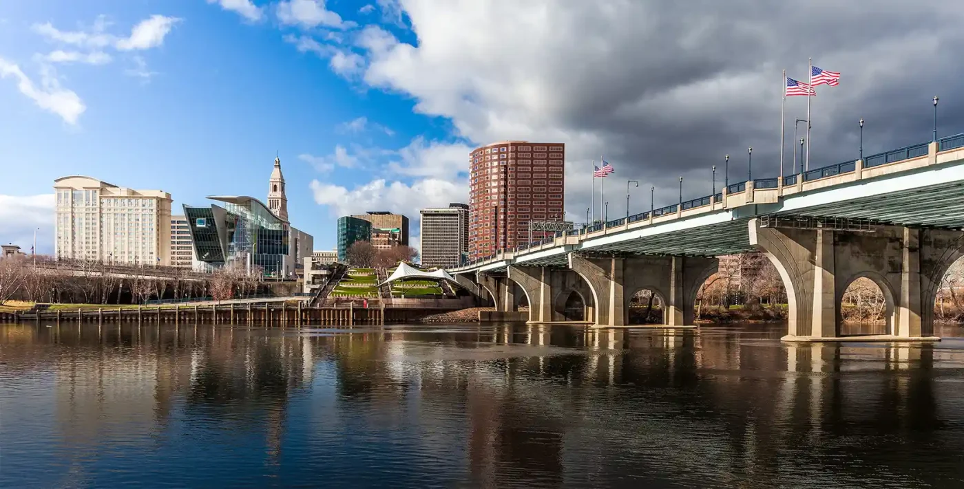 Hartford Downtown - Home to Connecticut State Bar Exam Admissions