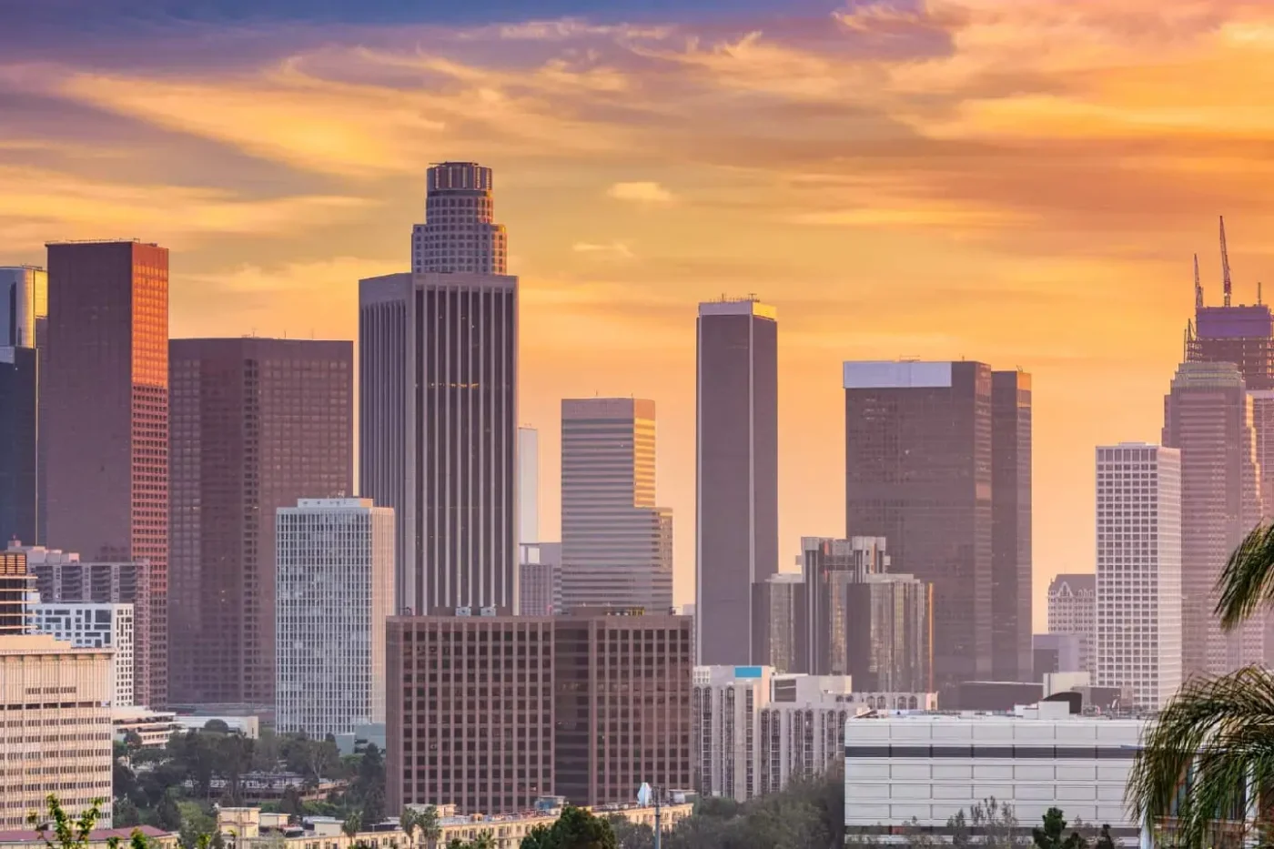 Los Angeles Skyline - Home to the California Bar Exam.