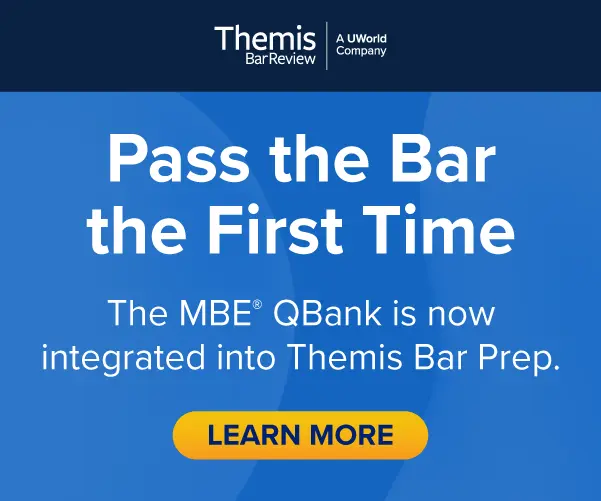 Learn more about passing the bar exam with MBE QBank, which is integrated into every Themis course.