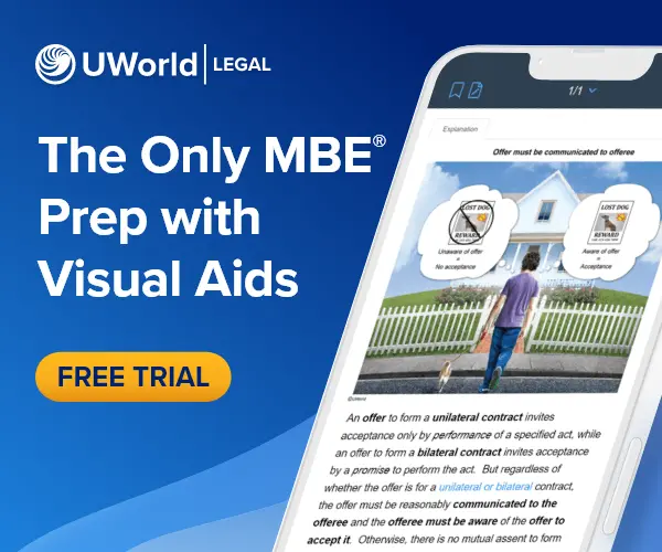 Click here to retain 50% more MBE content with UWorld's industry-leading visual aids.