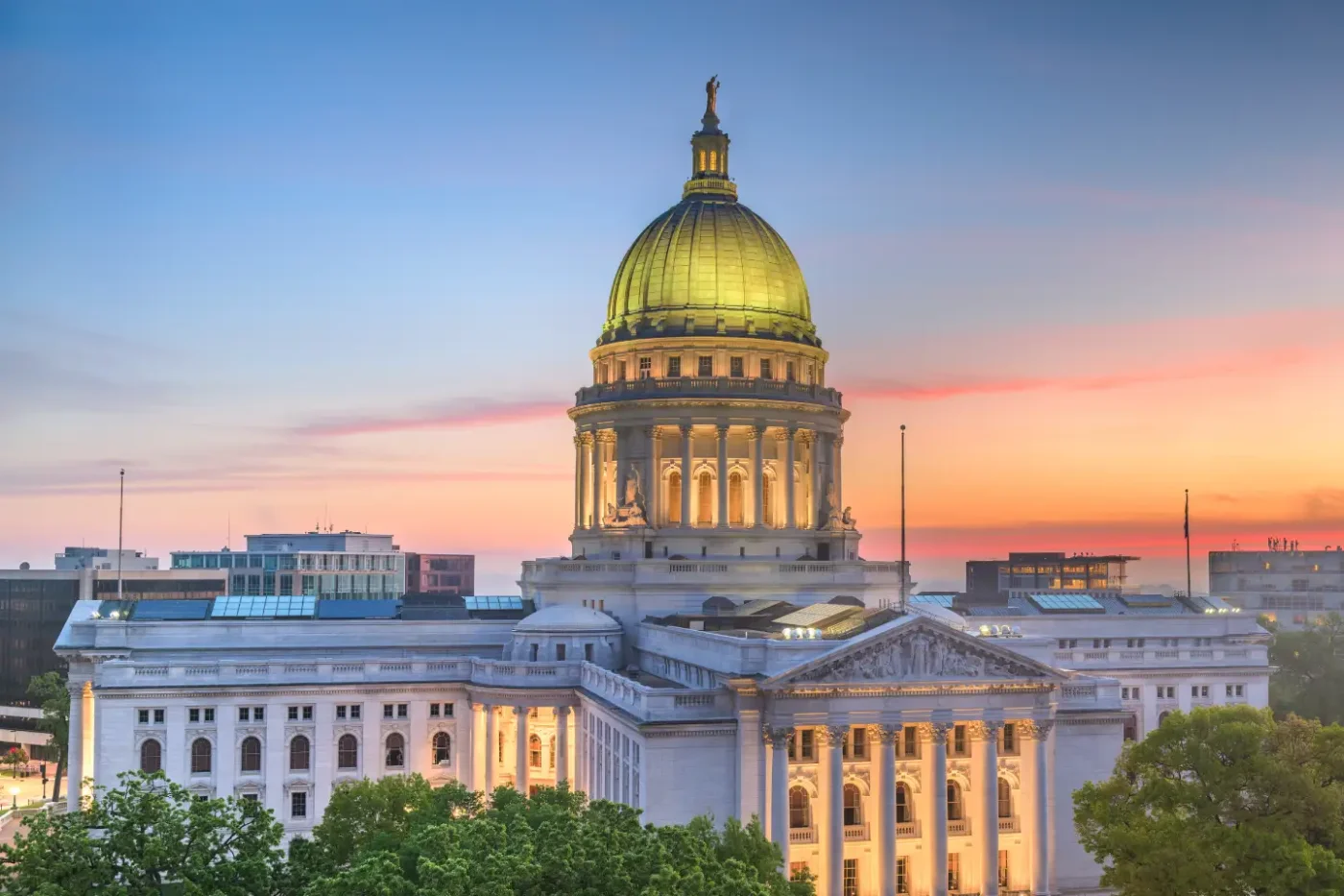 Wisconsin State Capitol: Home of the Wisconsin Bar Exam